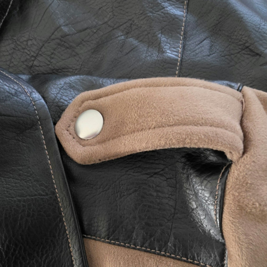 Donna Salyers' Fabulous-Furs Laser Cut Faux Suede Moto Jacket Laser-Cut Design S — image 6 of 8
